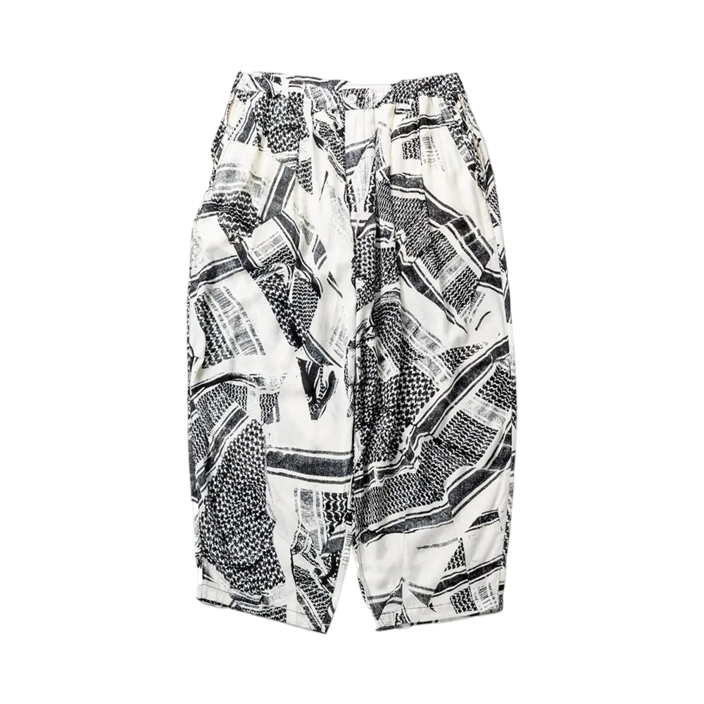 TIGHTBOOTH Shemagh Balloon Pants "Ivory"