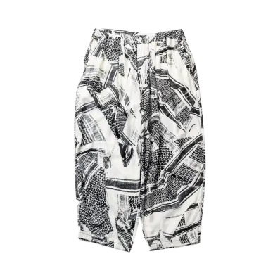 TIGHTBOOTH Shemagh Balloon Pants "Ivory"