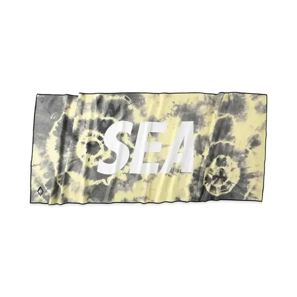 Nomadix x WIND AND SEA Camp Towel "Yellow/Tie-Dye"