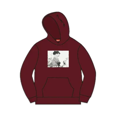 Supreme x AKIRA Arm Hooded Sweatshirt "Burgundy"