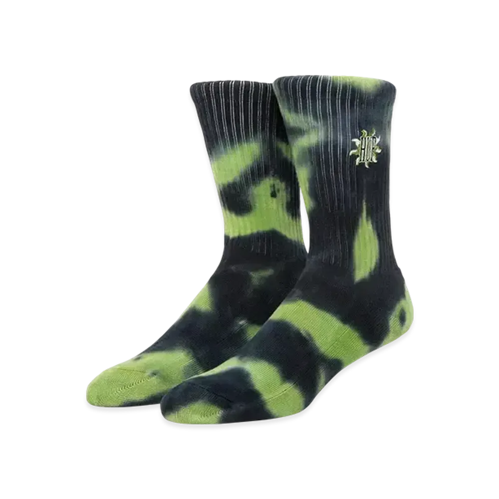 HUF Summer 25 Apollo Tie Dye Socks "Black"