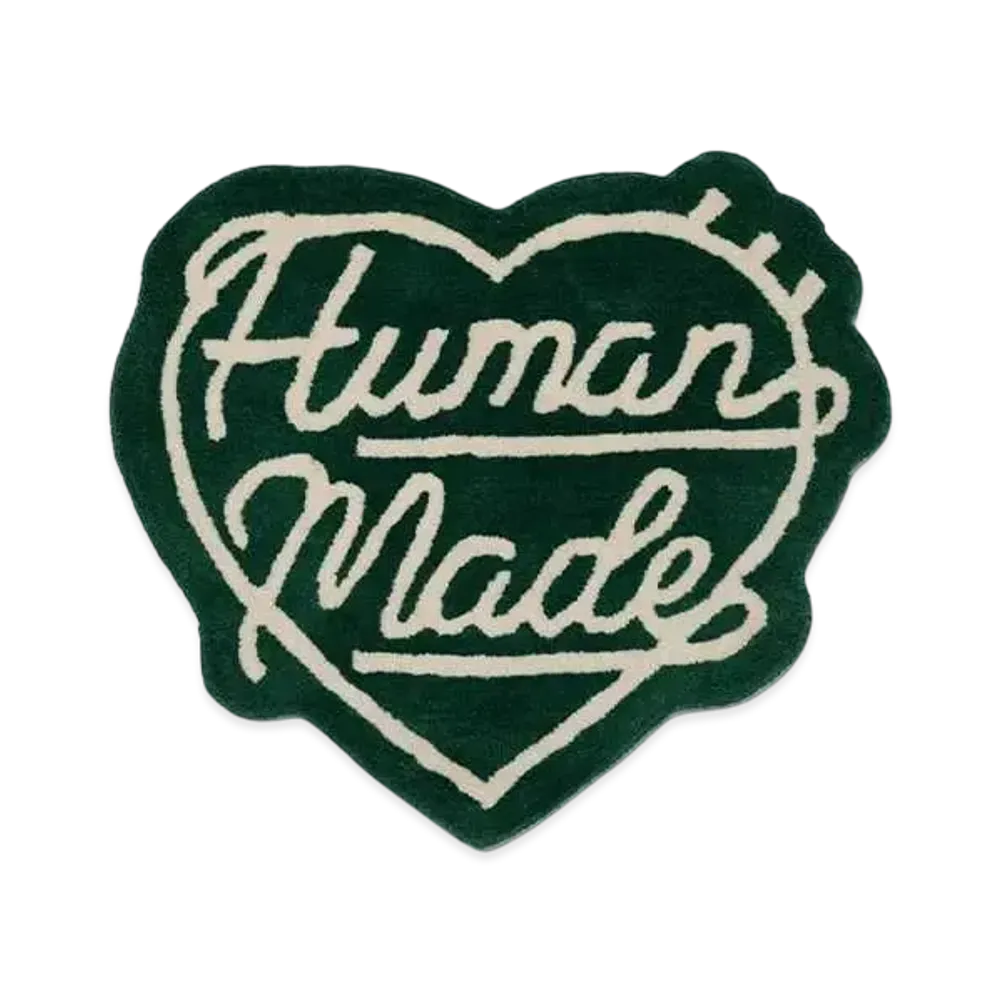 HUMAN MADE Heart Rug Small "Green" HM28GD073