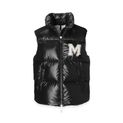 MONCLER Womens Oder Down Vest "Black"