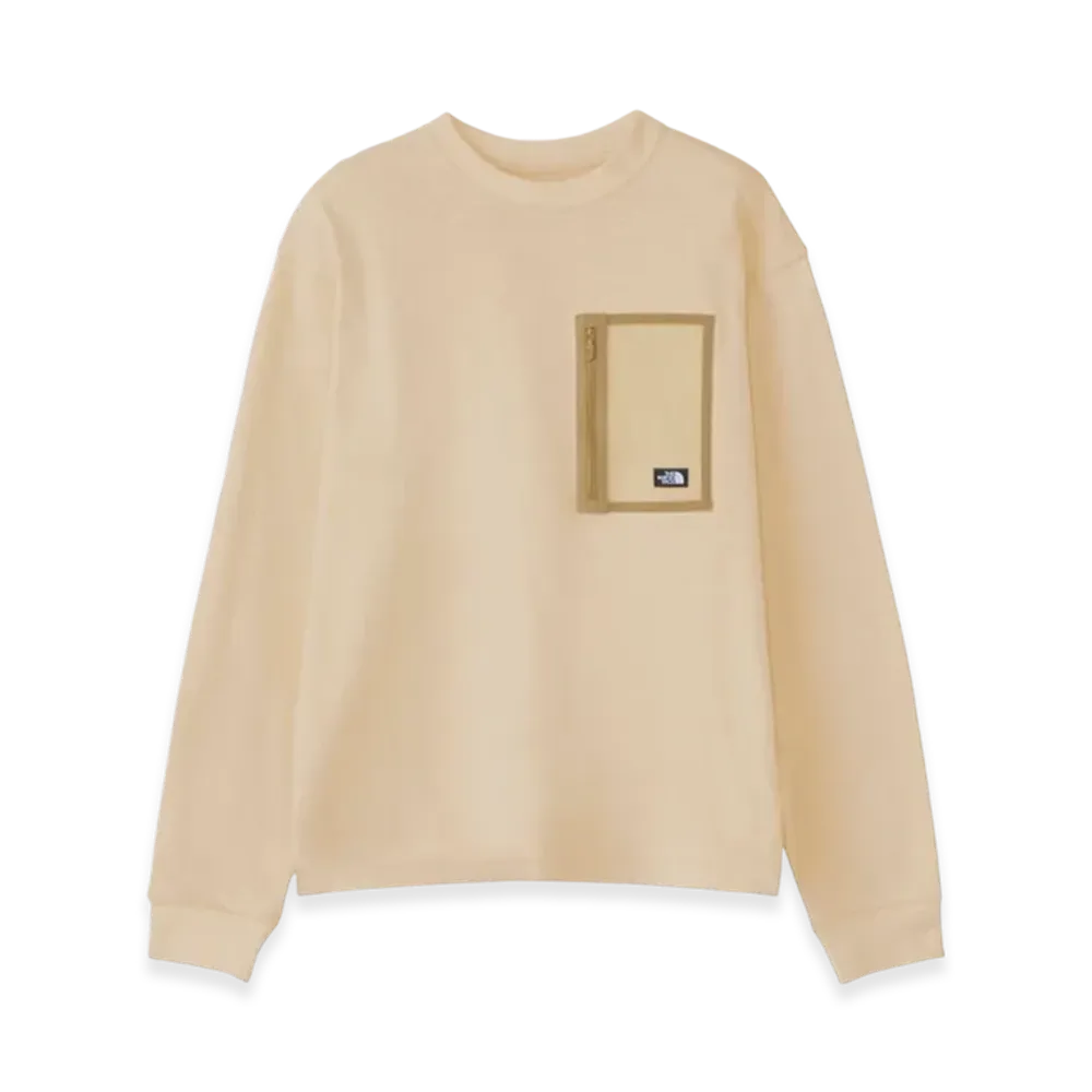 The North Face L/S Field Pocket Tee "Sand Beige"