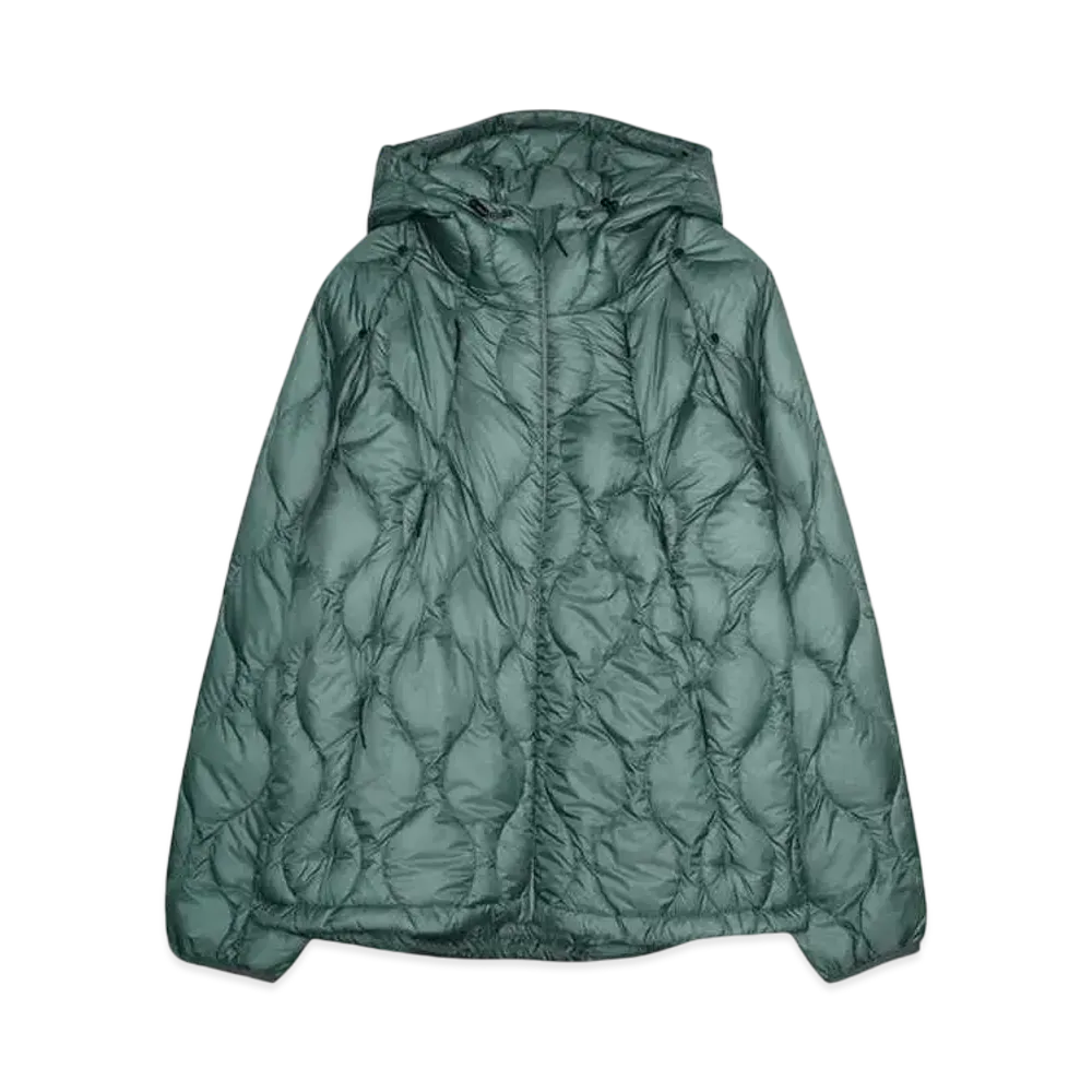 TAION x Bal REMOVABLE SLEEVE DOWN JACKET "DARK MINT"