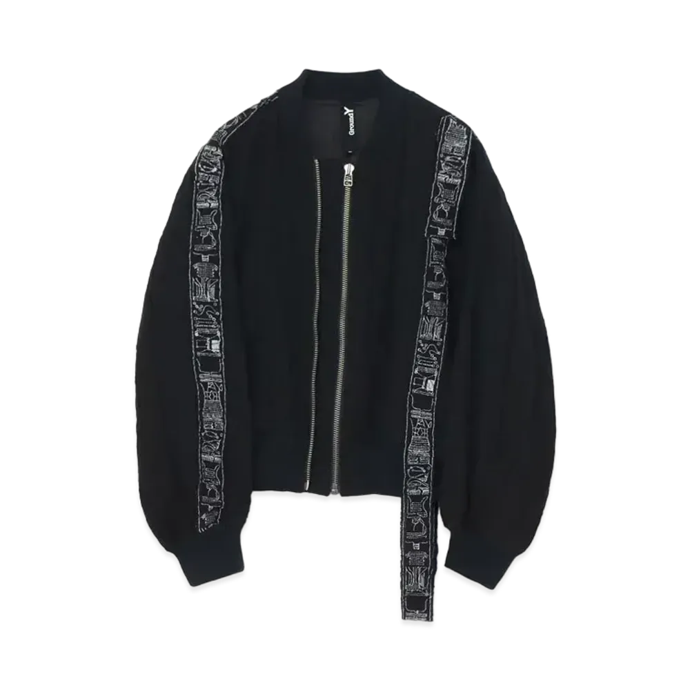 Ground Y x Jujutsu Kaisen "Talisman" Embroidery Blouson "Black"