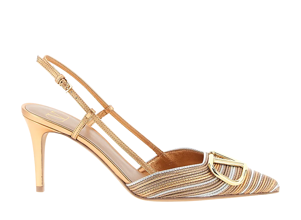 Valentino Garavani Women's Slingback Vlogo Signature "Pink"