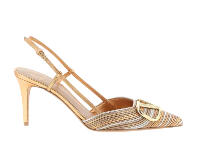 Valentino Garavani Women's Slingback Vlogo Signature "Pink"