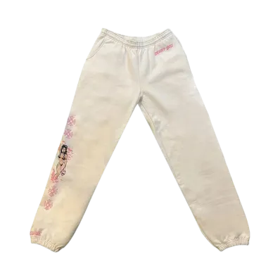 Chrome Hearts x Deadly Doll Pin-Up Sweatpants "White"