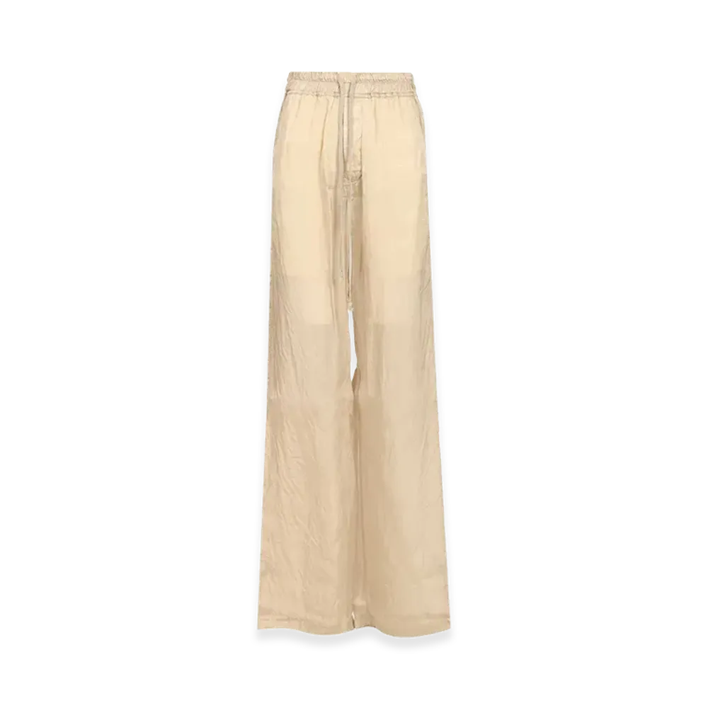 Rick Owens Women's Dietrich Drawstring Trousers "Beige"