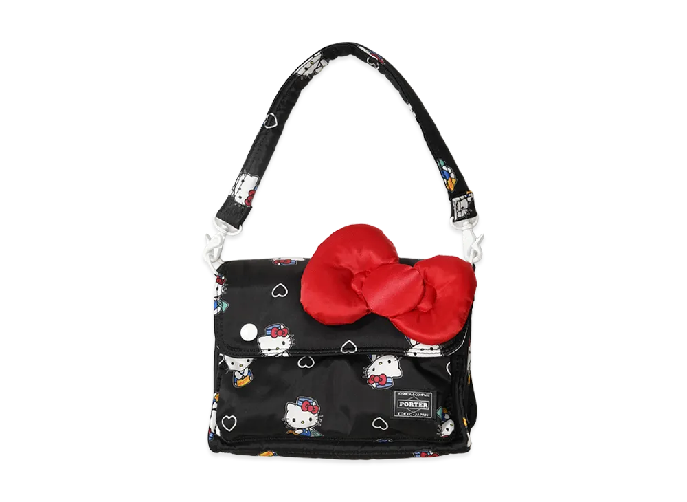 PORTER x HELLO KITTY Party Bag "Black"