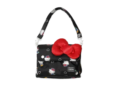 PORTER x HELLO KITTY Party Bag "Black"