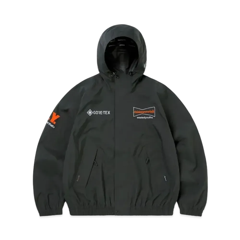 Wasted Youth x thisisneverthat GORE-TEX BACK LIGHT JACKET "Black" / VERDY