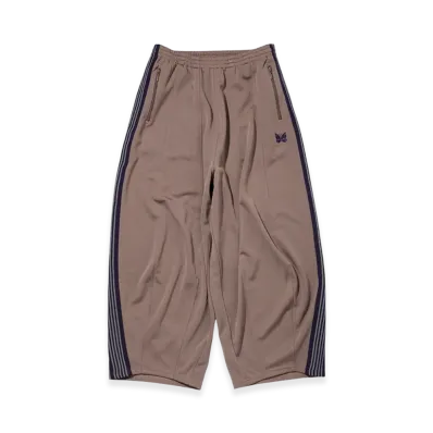 NEEDLES H.D. Track Pants Poly Smooth "Taupe"