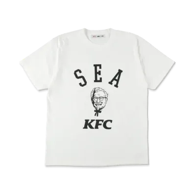 WIND AND SEA x KFC (CLASSIC COLONEL) TEE "White"