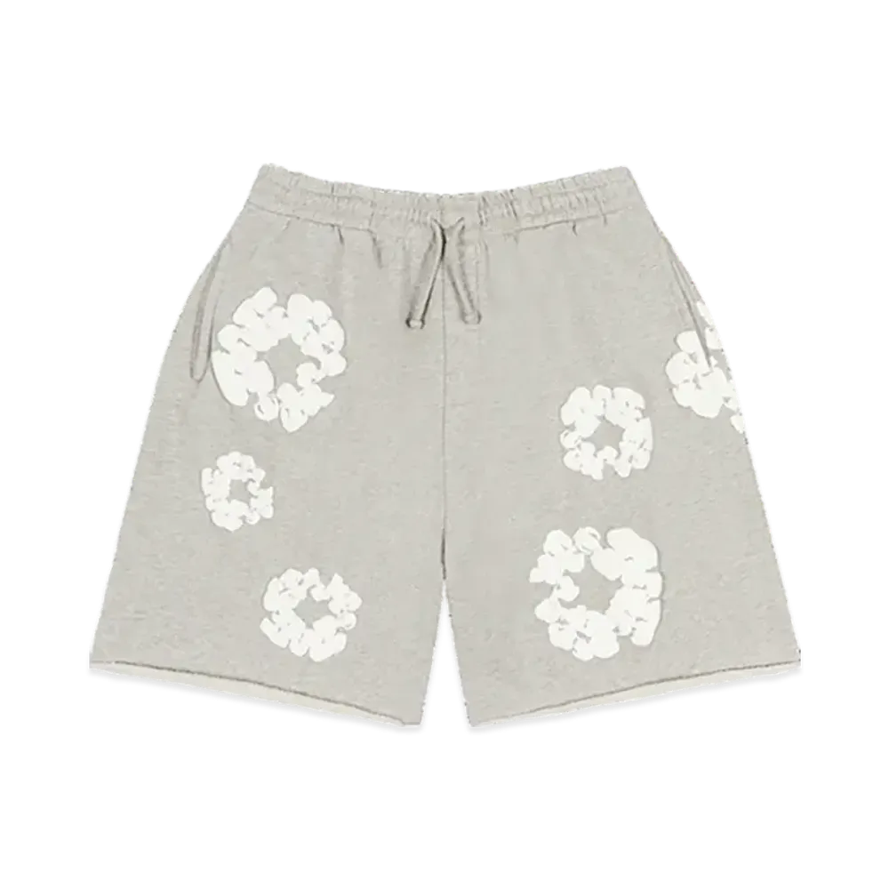 DENIM TEARS Cotton Wreath Sweatshorts "Grey"