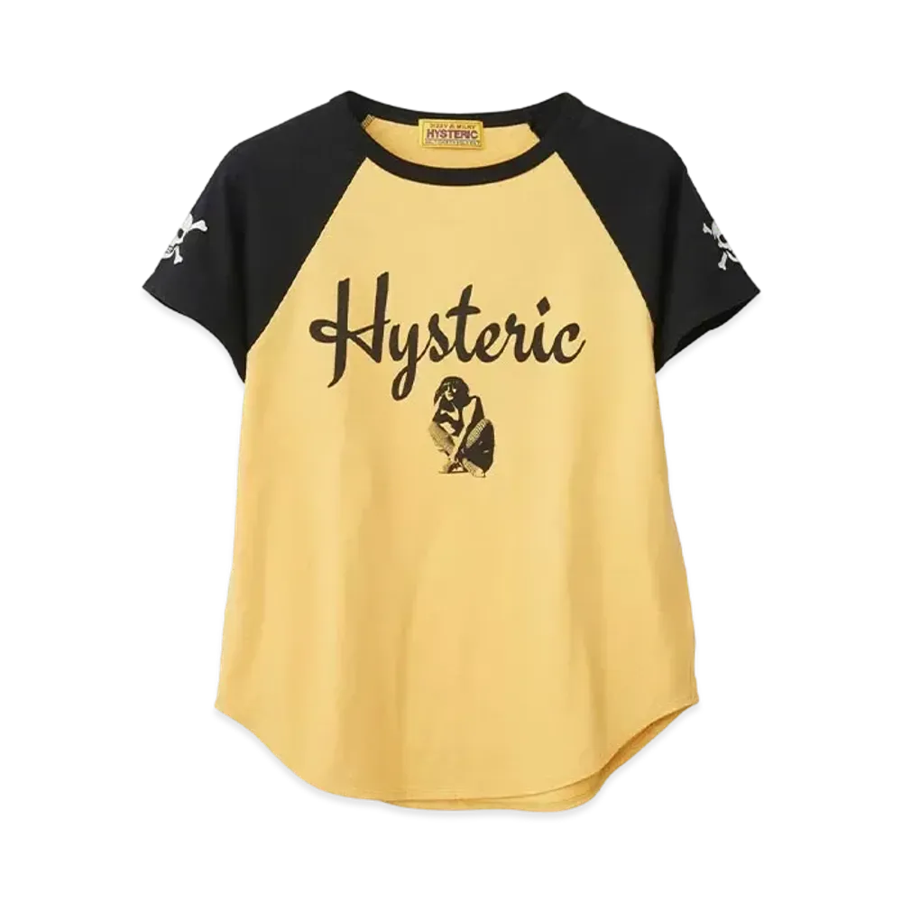 HYSTERIC GLAMOUR Hysteric Lounge NYC Tee "Yellow"