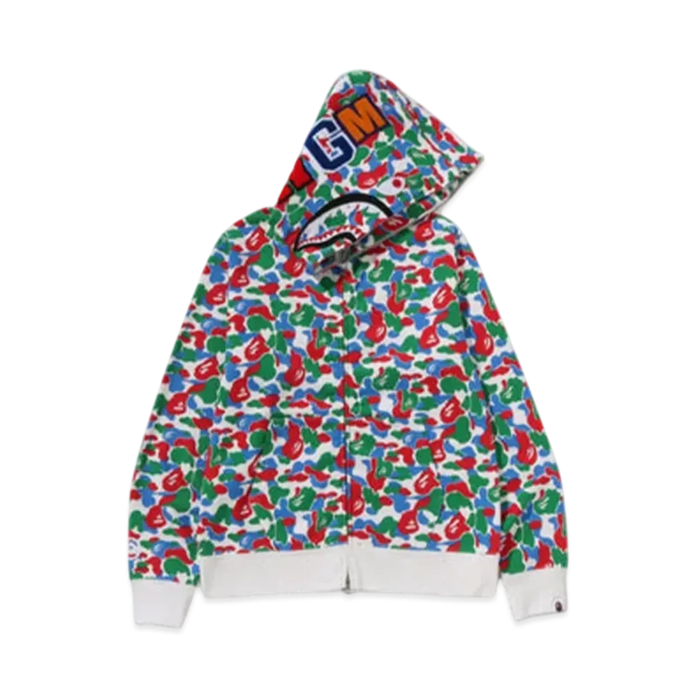 A BATHING APE Bape Store Qingdao Separate Shark Full Zip Hoodie "Multi"