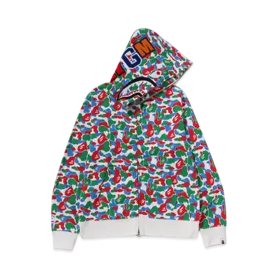 A BATHING APE Bape Store Qingdao Separate Shark Full Zip Hoodie "Multi"