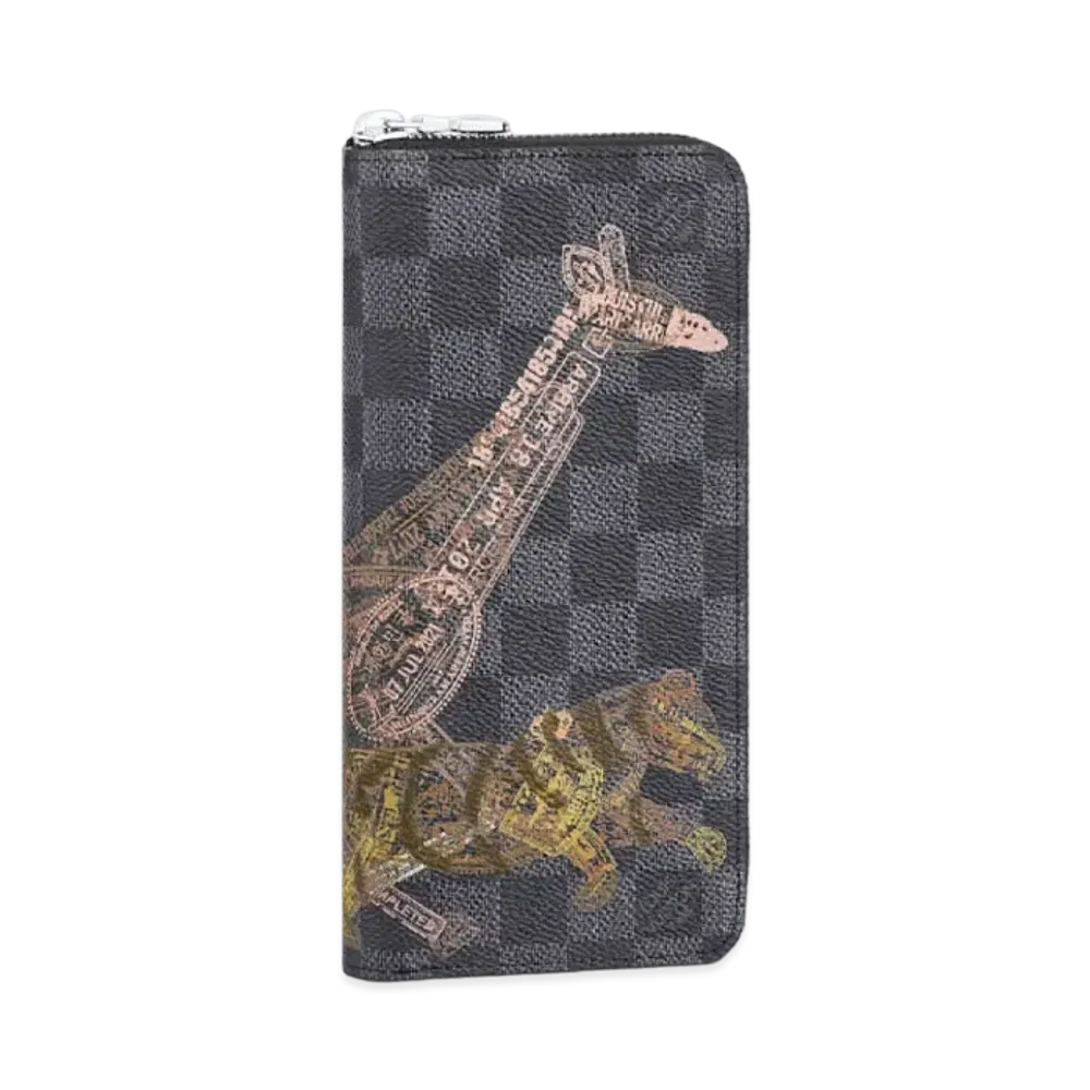 Louis Vuitton Zippy Wallet Vertical Damier "Noir"