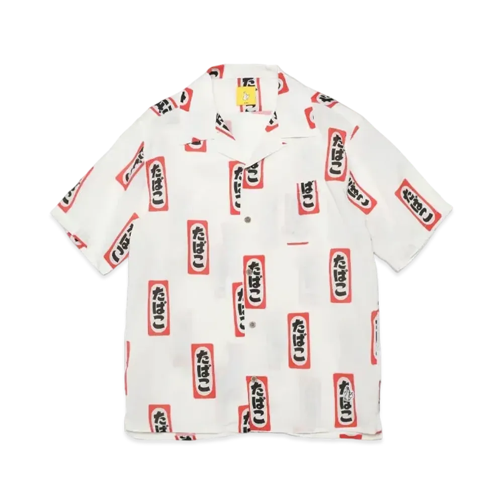 FR2 Tobacco Aloha Shirt "White"