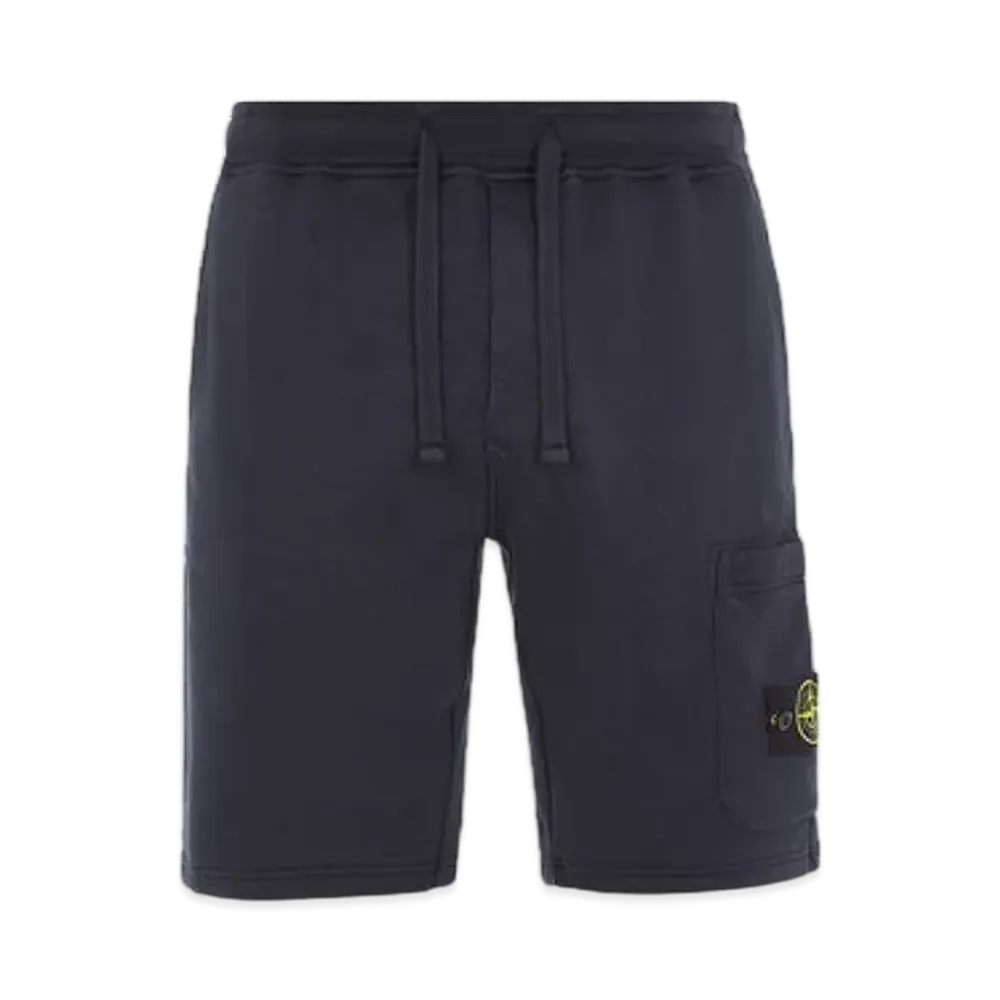 Stone Island 64651 Fleece Bermuda Shorts - 23SS "Navy Blue"