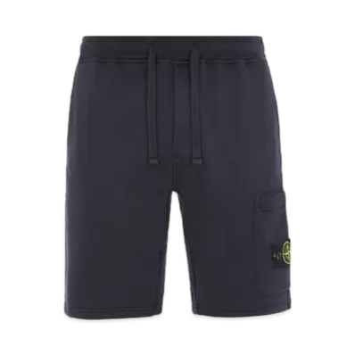 Stone Island 64651 Fleece Bermuda Shorts - 23SS "Navy Blue"