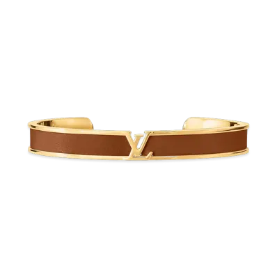 Louis Vuitton LV Initial Bracelet "Tan"