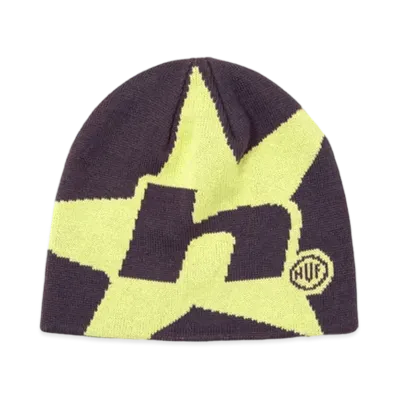 HUF H Star Skull Beanie "Raisin"