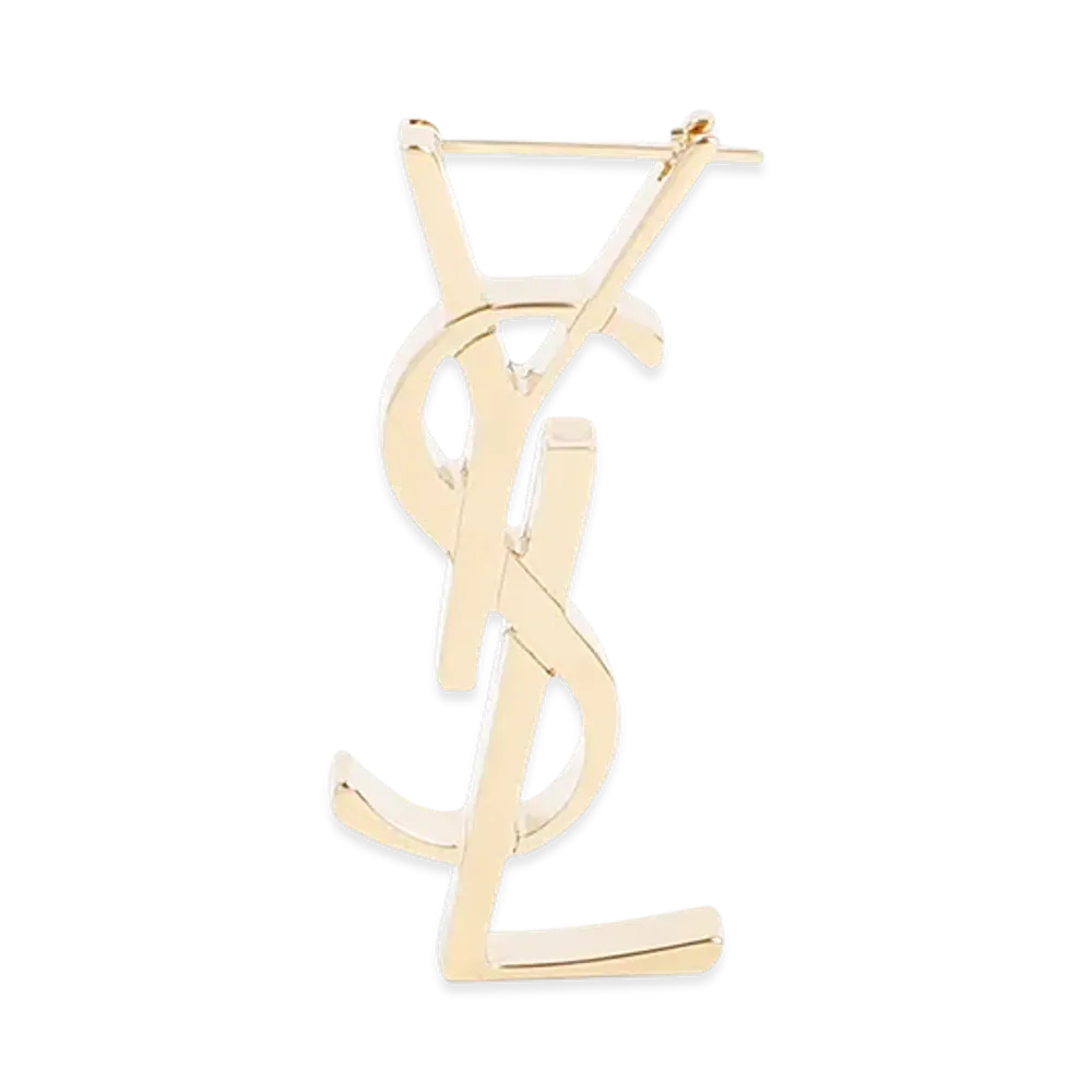 Saint Laurent Women's Single Earring 'Cassandre' "Gold"