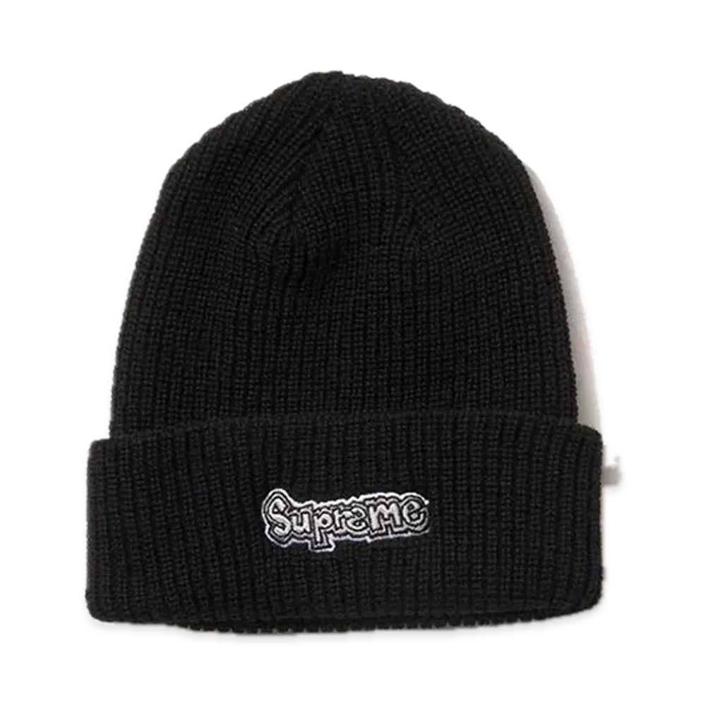 Supreme Gonz Logo Beanie "Black"