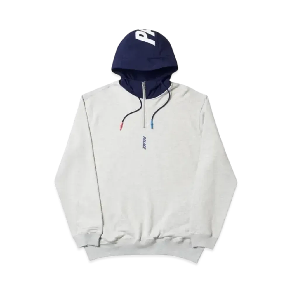 PALACE Twill 1/4 Hood "Grey Marl"