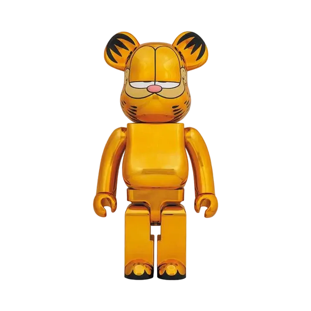 Bearbrick GARFIELD GOLD CHROME Ver. 1000%