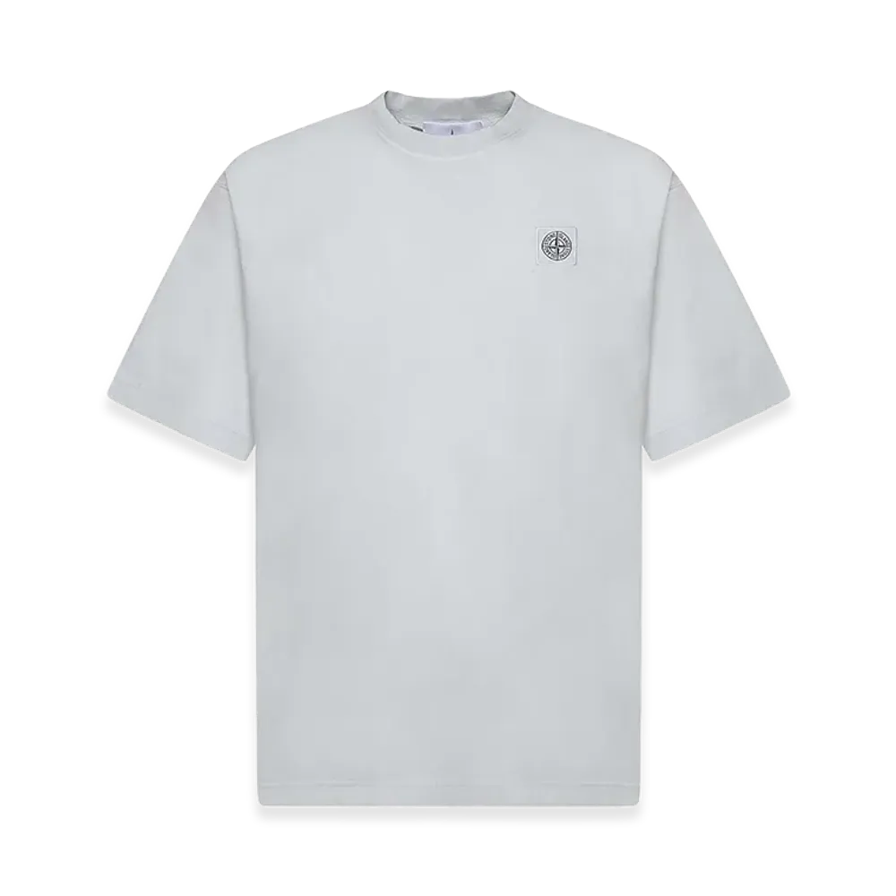 Stone Island Cotton T-Shirt "LightBlue"