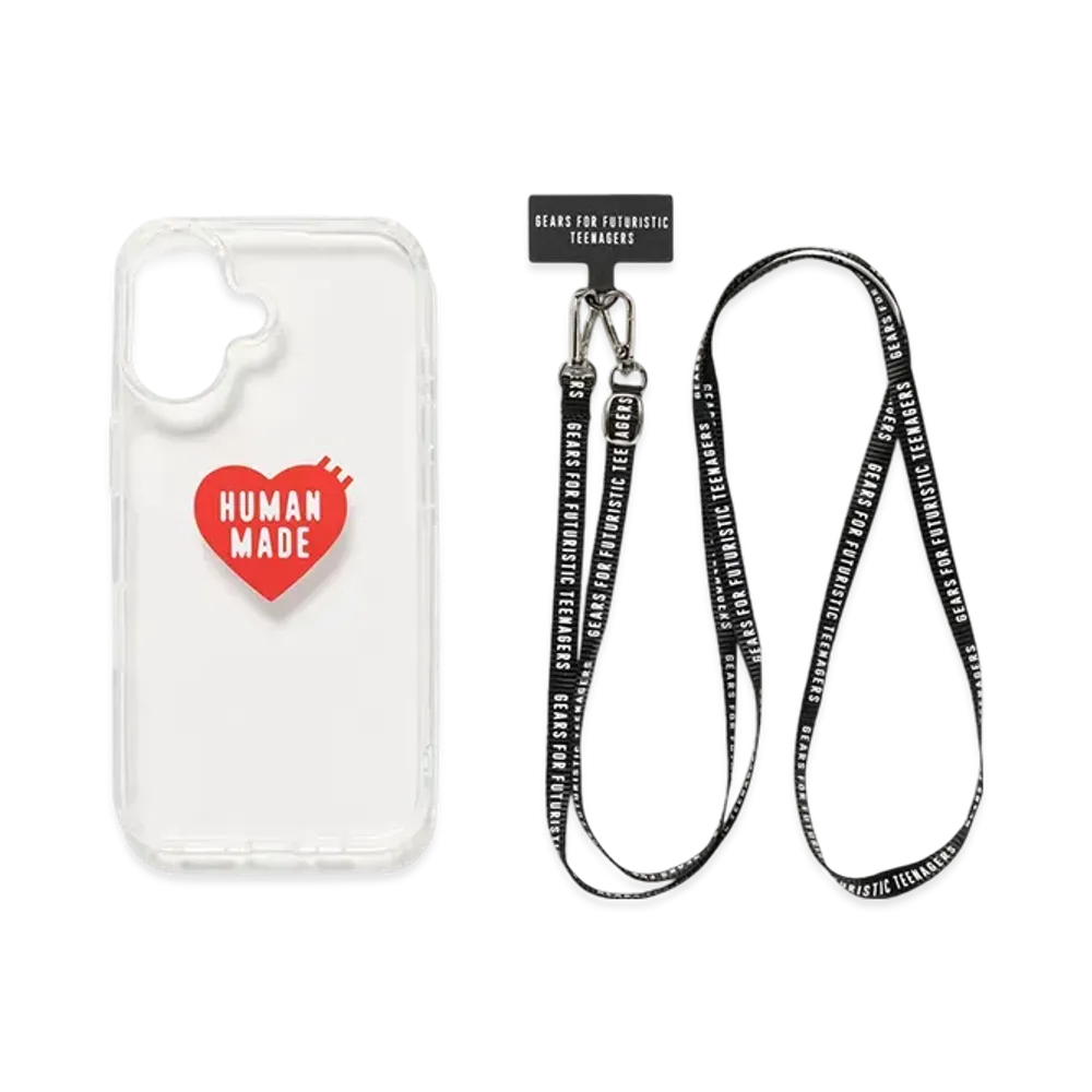 HUMAN MADE HM Iphone 16 Case "Black"
