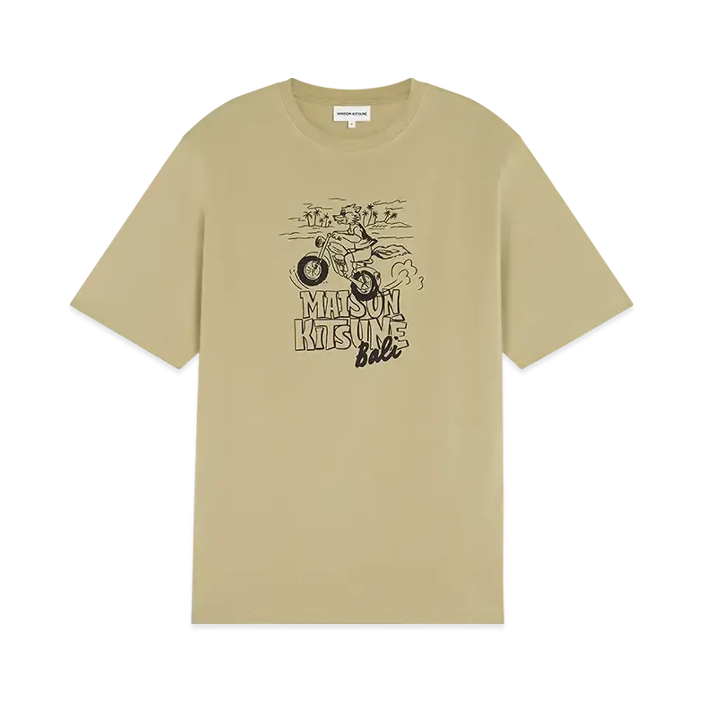 Maison Kitsune Motorbike Comfort T-Shirt "Canvas"
