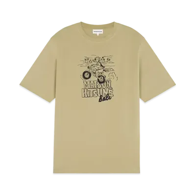 Maison Kitsune Motorbike Comfort T-Shirt "Canvas"