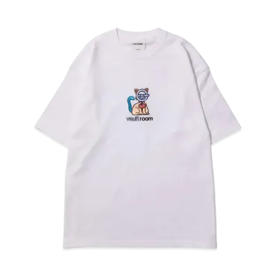 VAULTROOM x Ghost in the Shell S.A.C. Keycat the Laughing Man Tee "White"