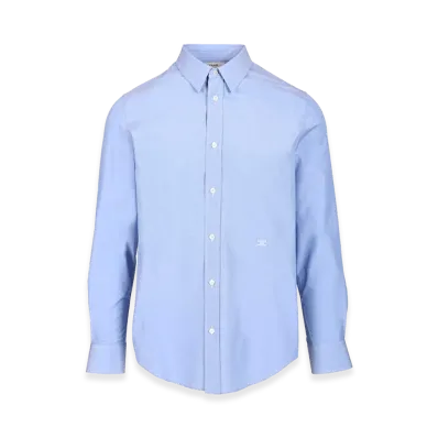 CELINE Classic Cotton Poplin Shirt "Lightblue"
