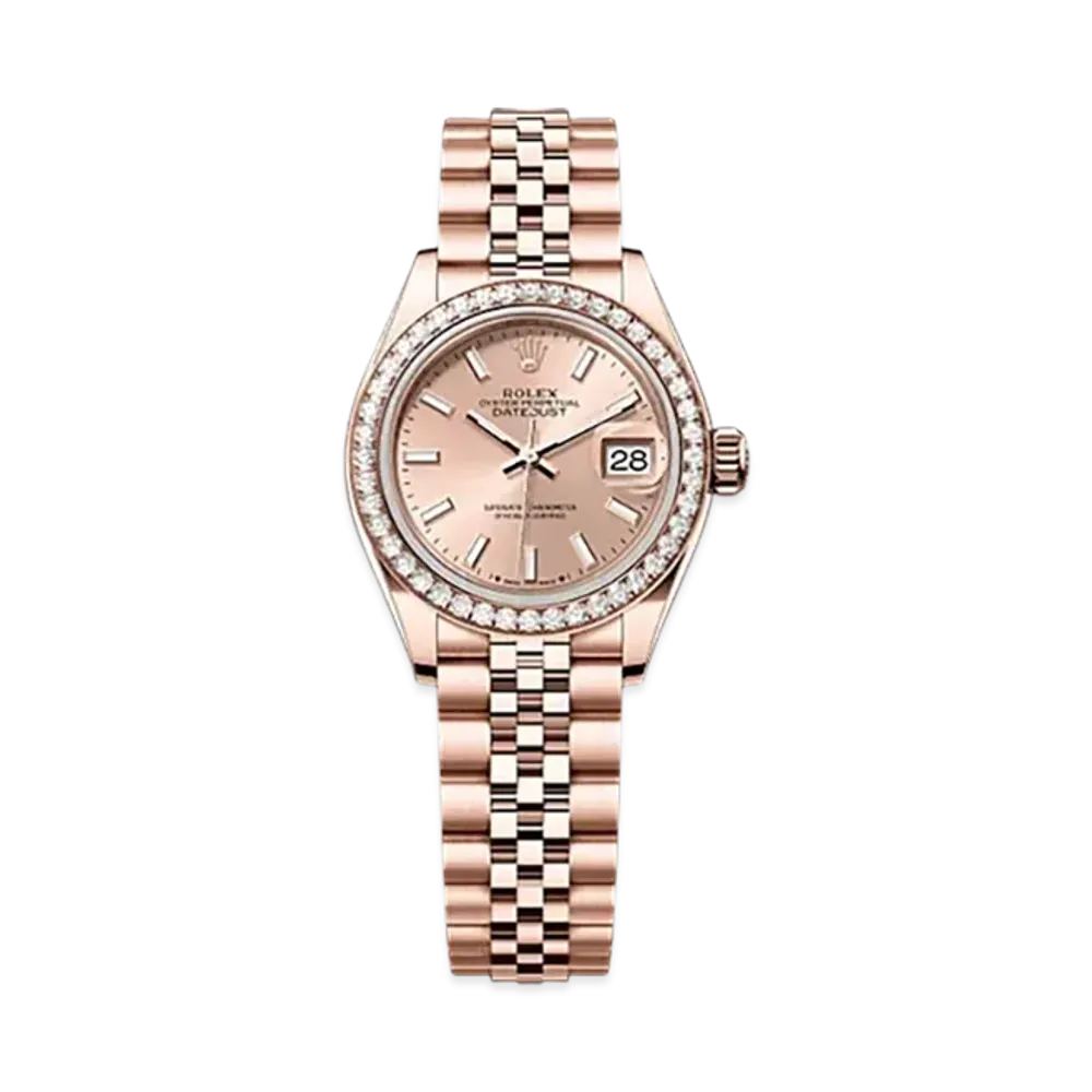 ROLEX Lady-Datejust 28mm Everose Gold Diamond 279135RBR "Rose-colour"