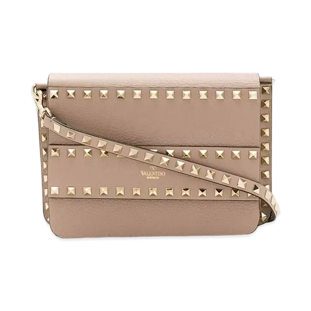 Valentino Rockstud Crossbody Bag "Pink"