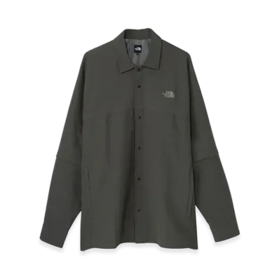 The North Face Long Sleeve Zip-Off Vent Mesh Shirt "New Taupe"