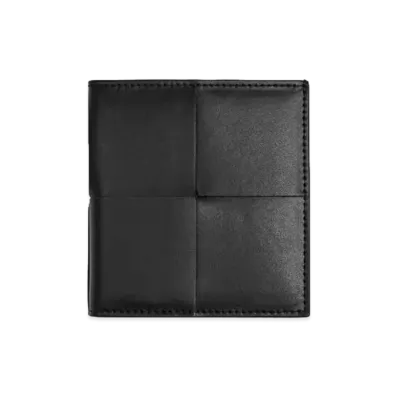 Bottega Veneta Cassette Slim Bi-fold Wallet "Black"