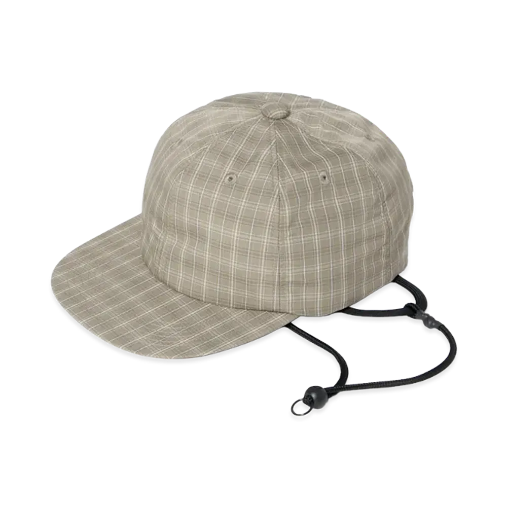 DAIWA PIER39 Tech 6Panel Cap Summer Plaid "Sage Gray"