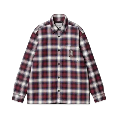 Carhartt WIP Monahan Shirt Jac "Monahan Check Malbec"