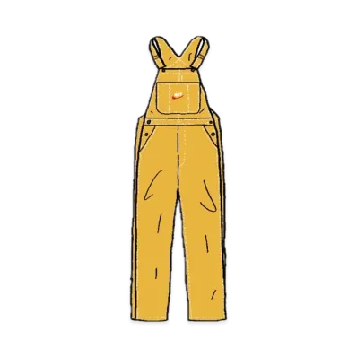 Supreme x Nike Overalls "Yellow"