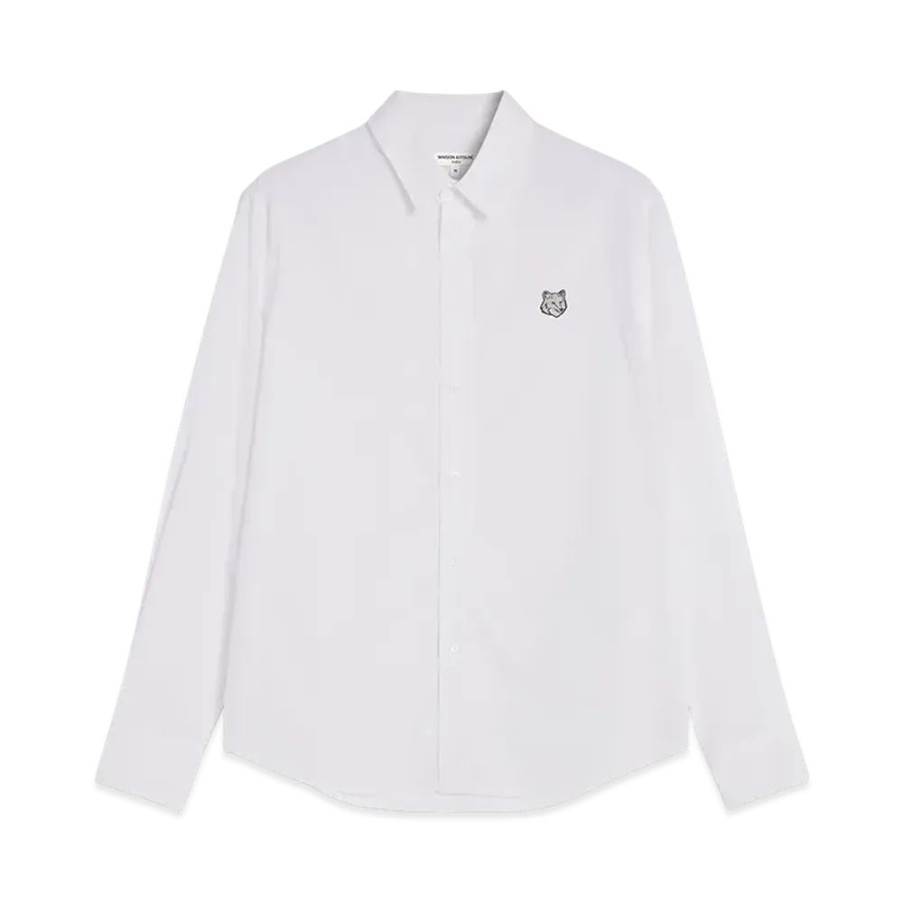 Maison Kitsune Bold Foxhead Casual Shirt "White"