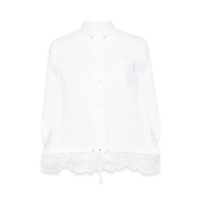 sacai Women's Shirts "White"