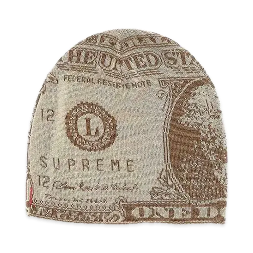 Supreme Dollar Beanie "Tan"