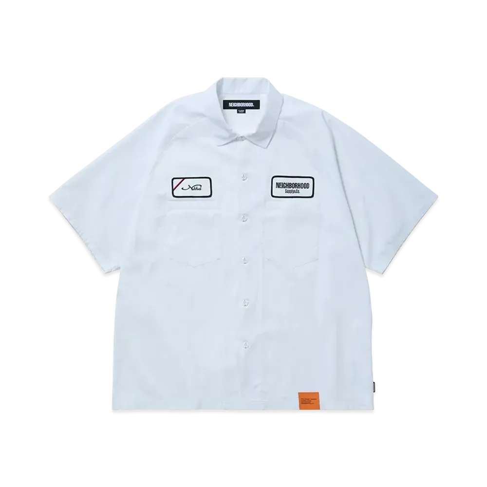 NEIGHBORHOOD Classic Work Shirt SS-2 "White"